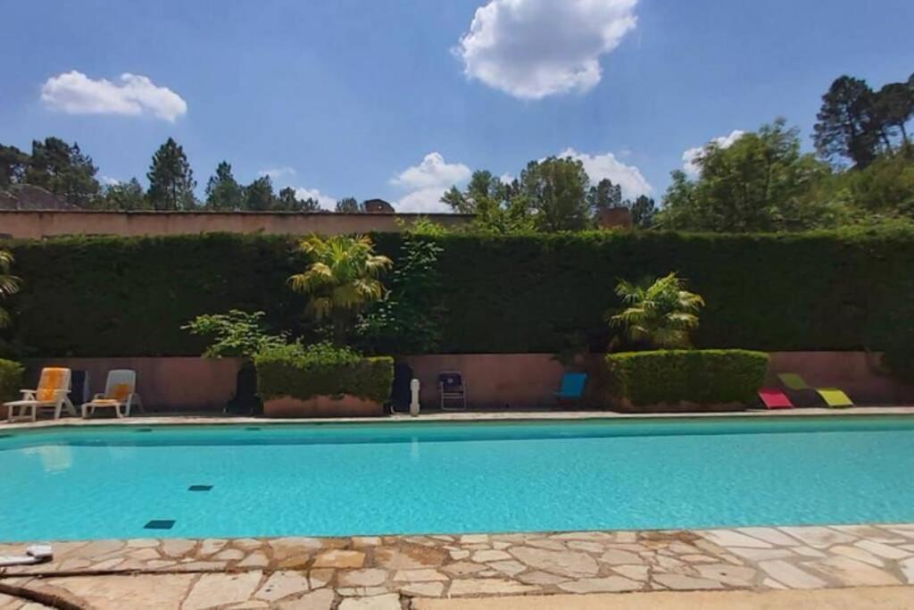 Eblouissant Appartement Au Calme D'Une Residence Avec Piscine Idealement Situe Au Pied Du Colorado Provencal Dans Le Prestigieux Luberon Rustrel Eksteriør billede